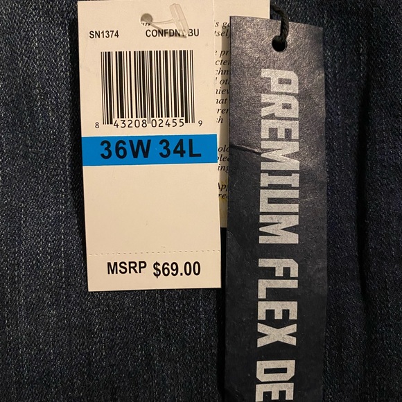 Seven Jeans Co. Slim Fit Premium Flex Denim. Tag Size is 36x34 but fits bigger. - Picture 3 of 7